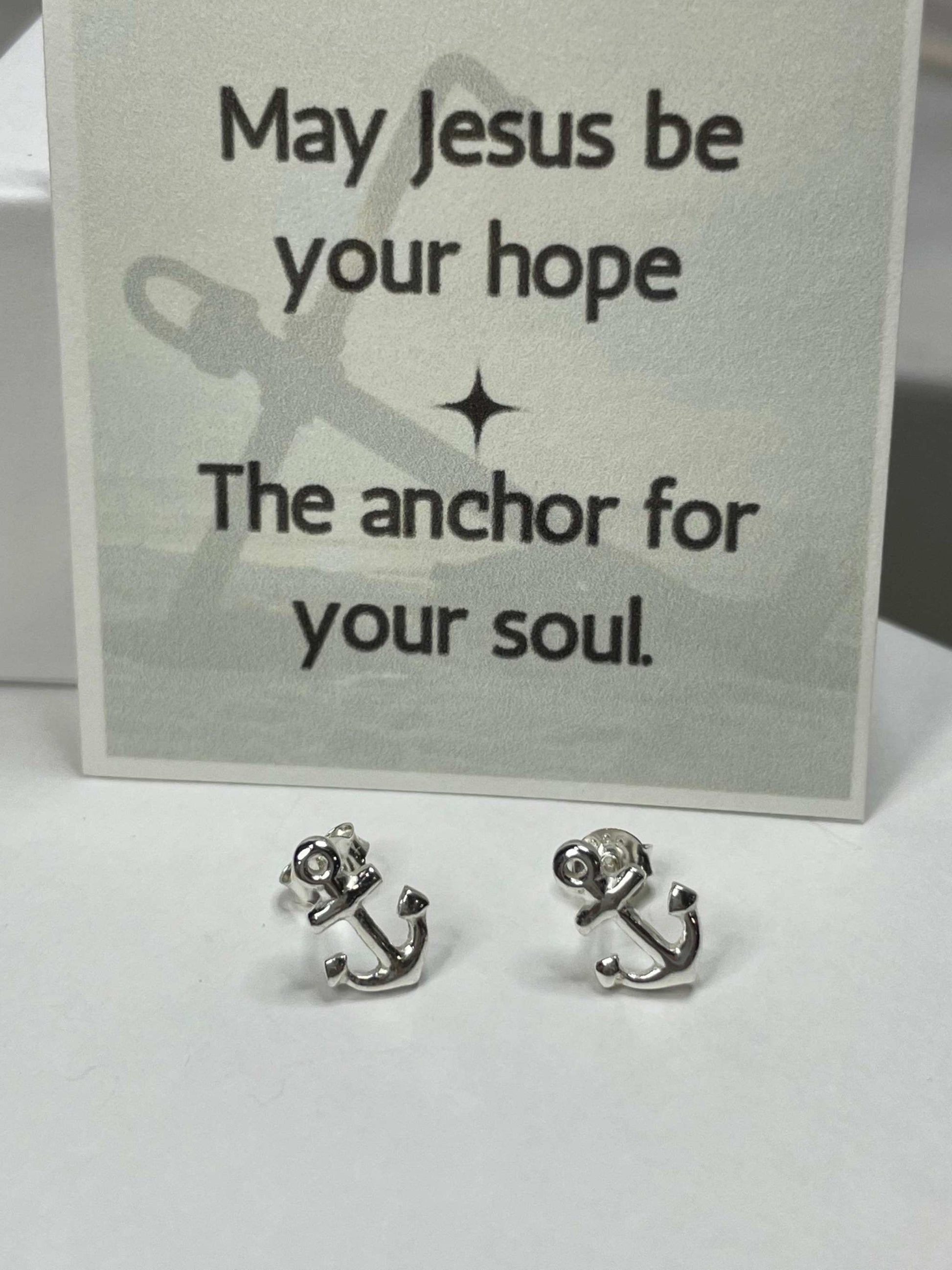 Silver Anchor Studs