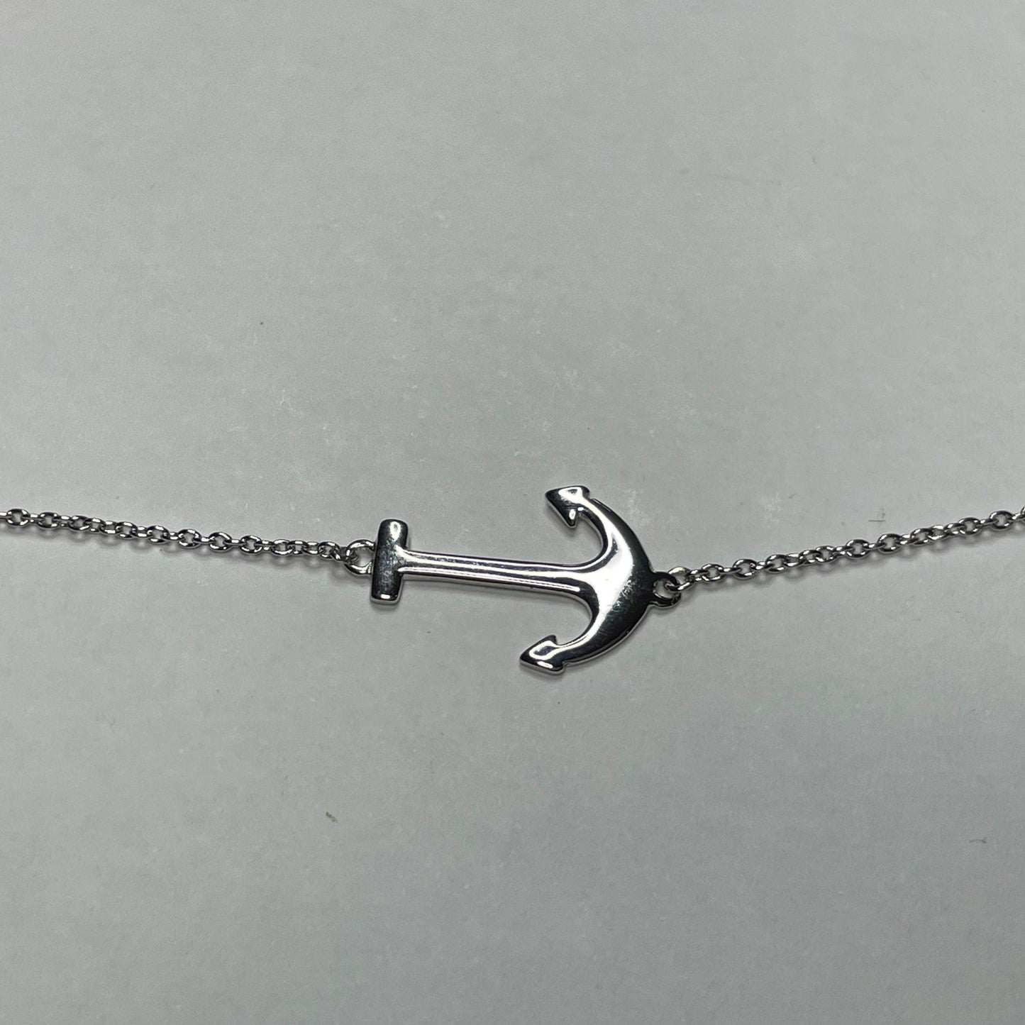 Anchor Necklace- Silver
