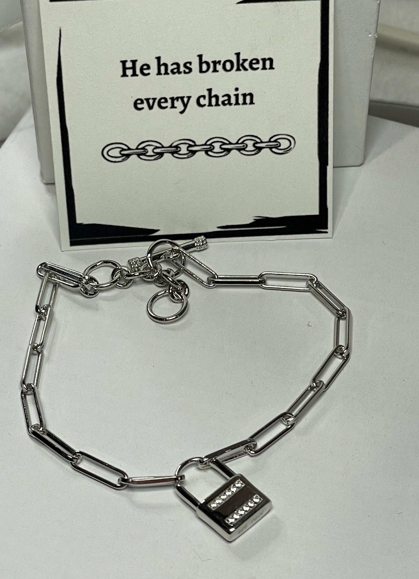 SilverLock Toggle Bracelet