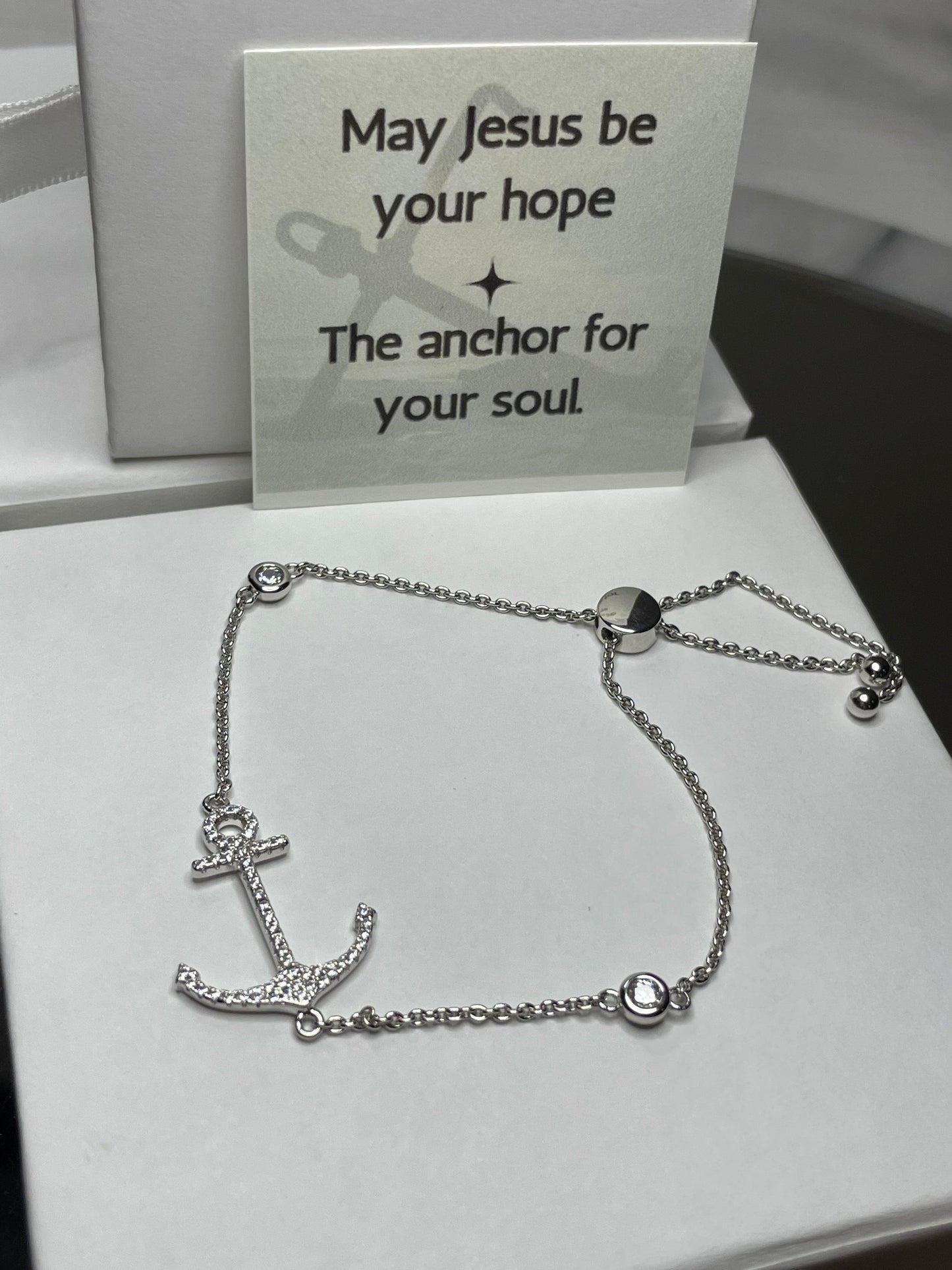 Siver Anchor Bracelet