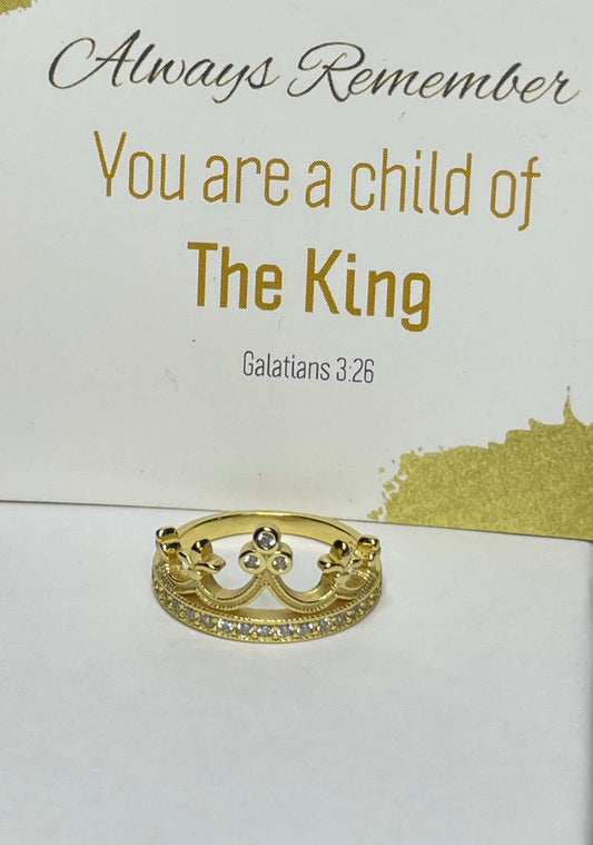 Child of the King Ring- Original 14K Gold