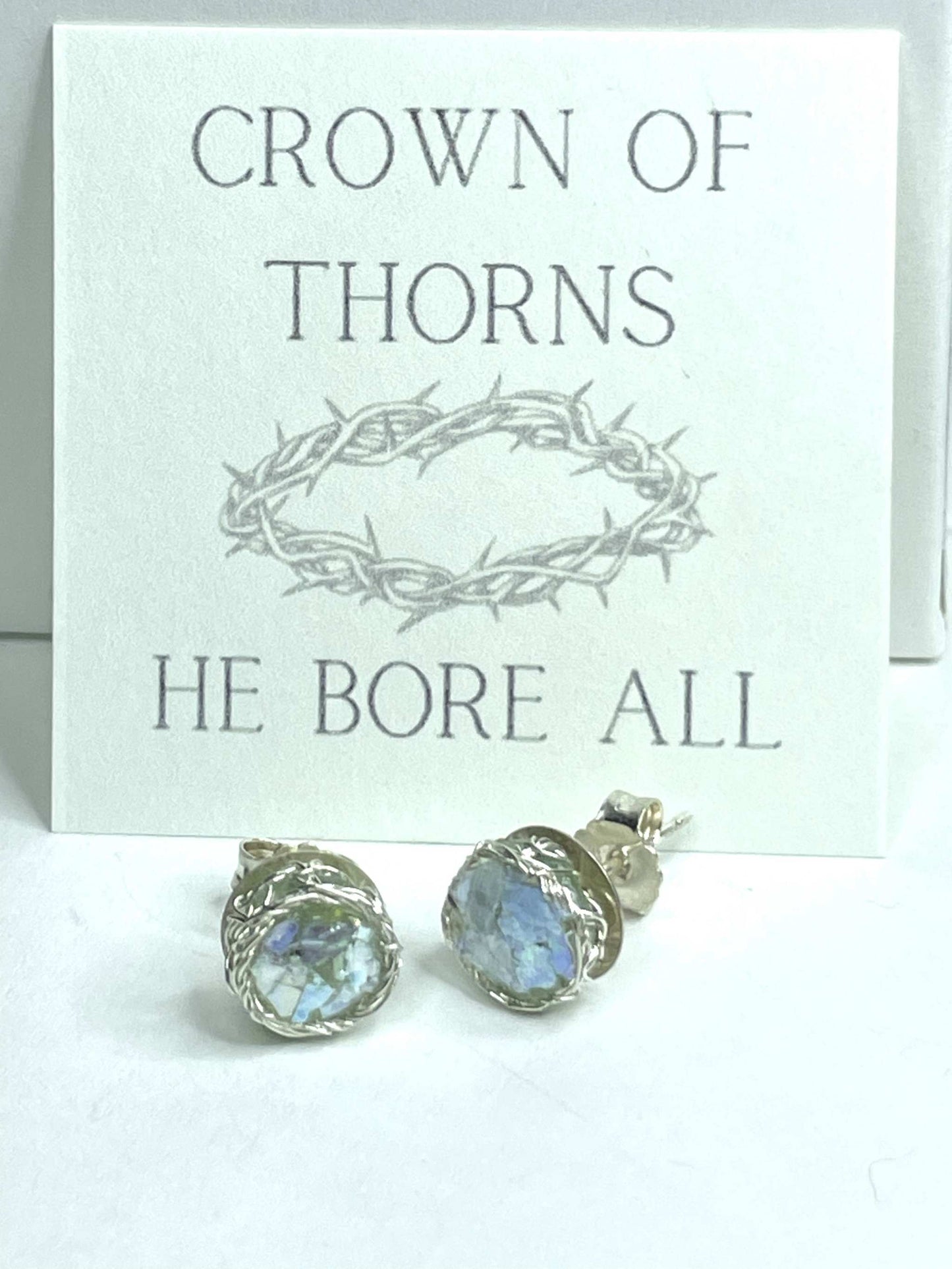 Crown of Thorns Stud Earrings