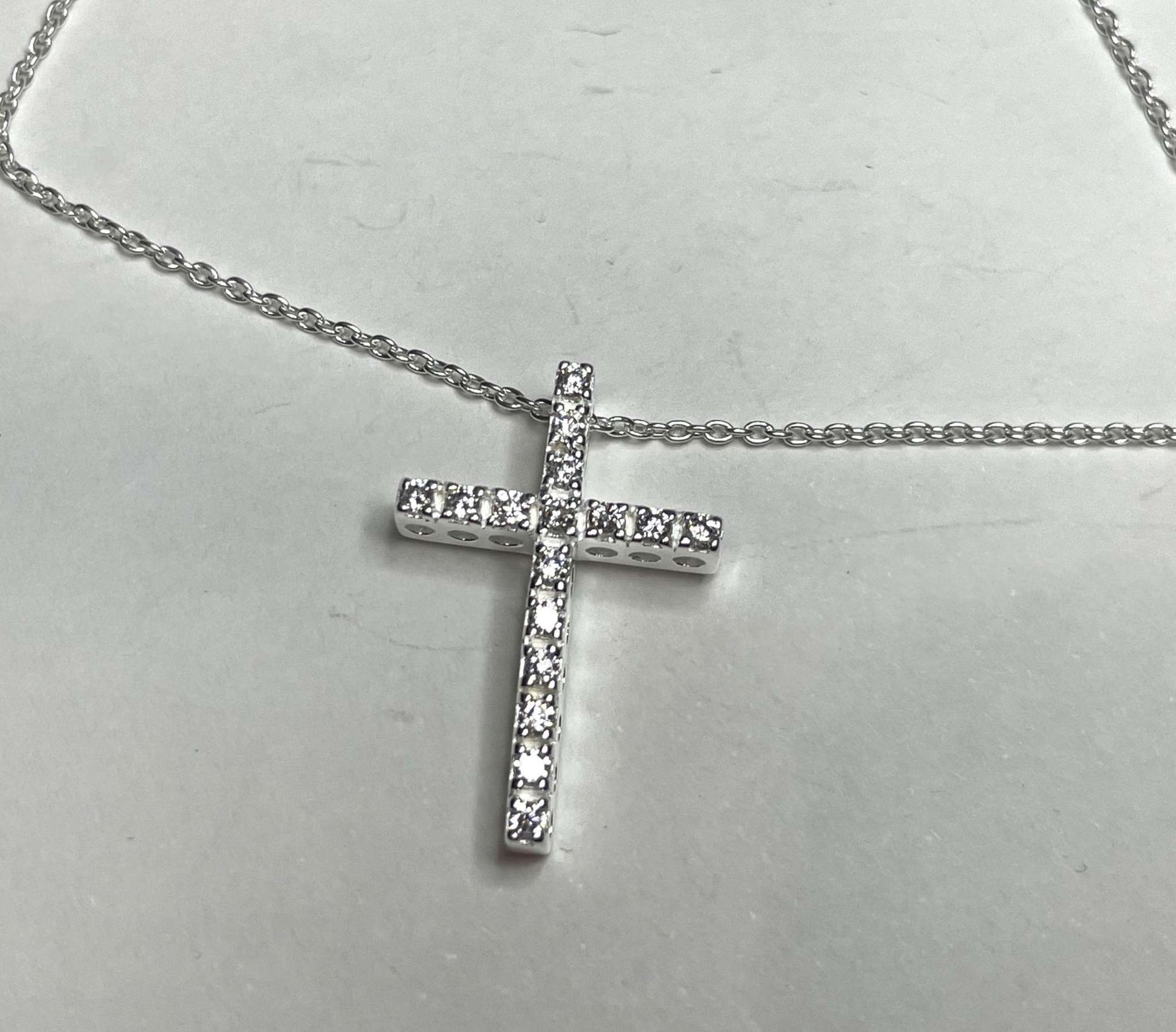 Silver Cross Necklace