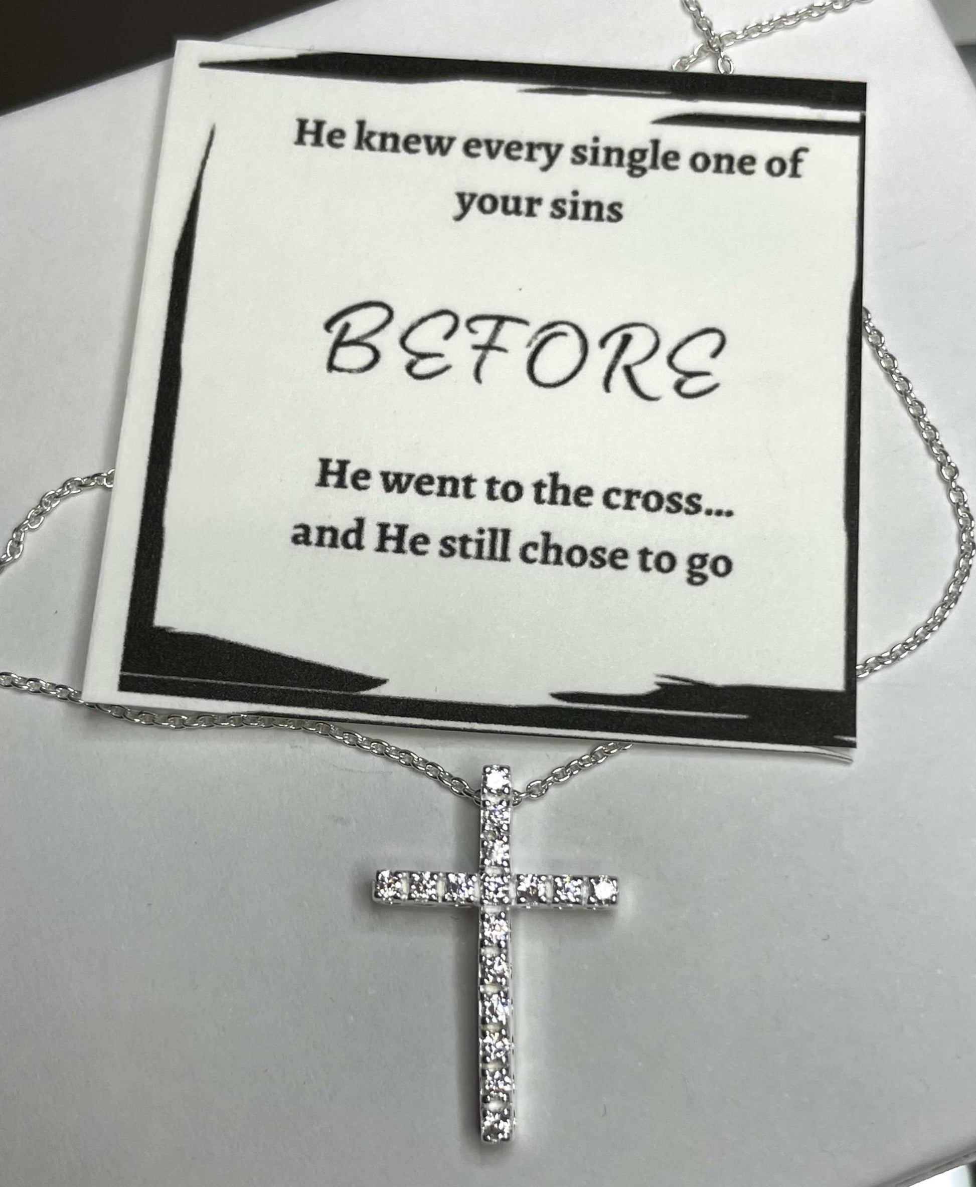 Silver Cross Necklace