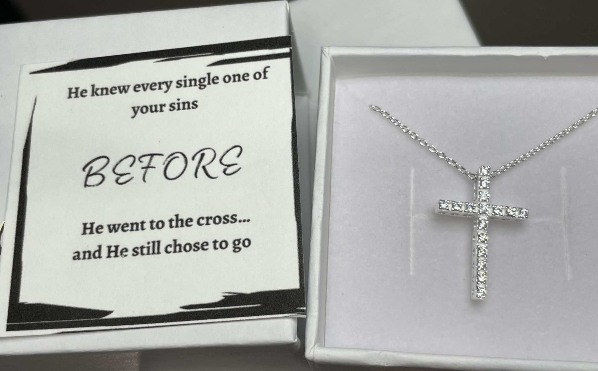 Silver Cross Necklace
