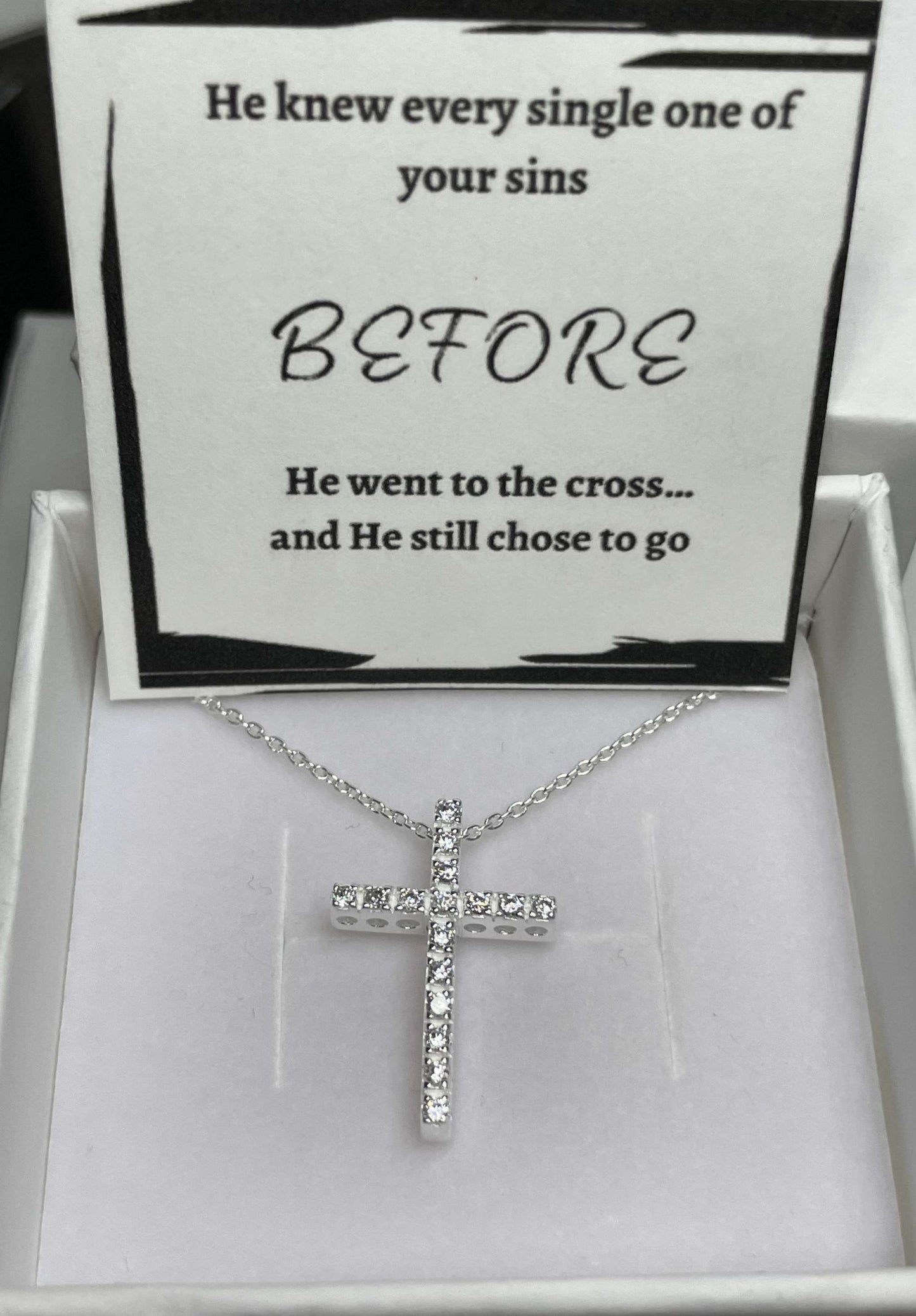Silver Cross Necklace