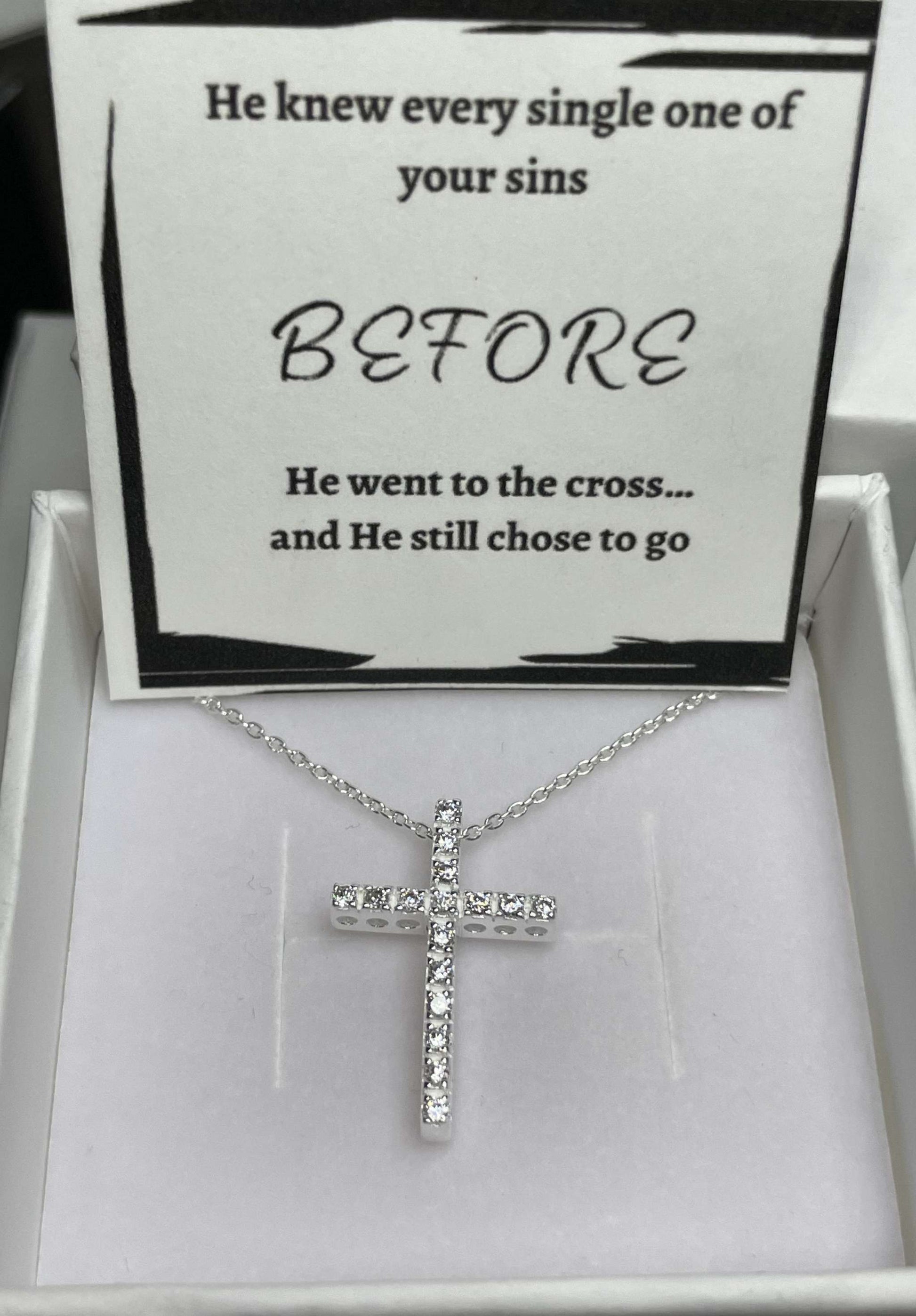 Silver Cross Necklace