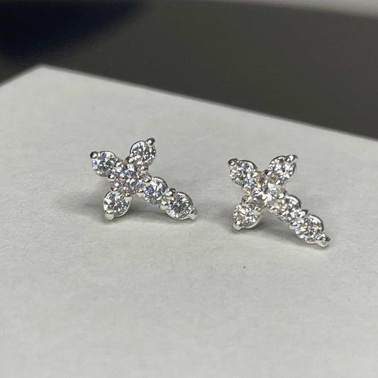 Cross Stud Earrings