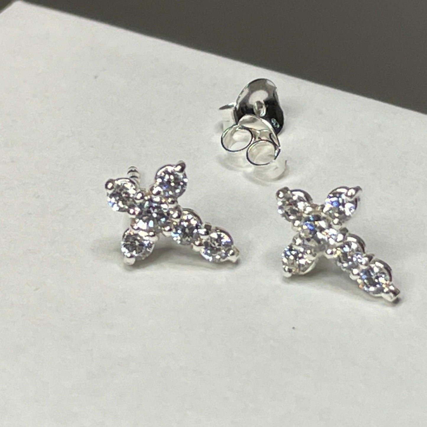 Cross Stud Earrings