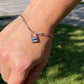 Silver Lock Toggle Bracelet