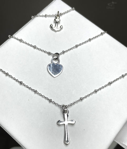 Faith- Hope- Love Necklace