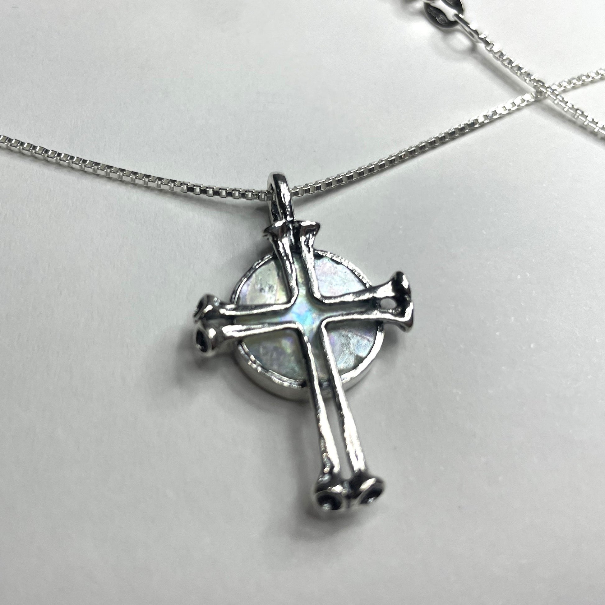 Roman Glass Cross Necklace
