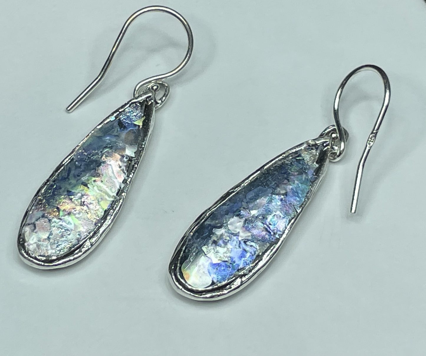 Roman Glass Earring