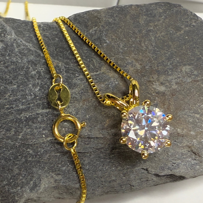 Light of the world gold necklace
