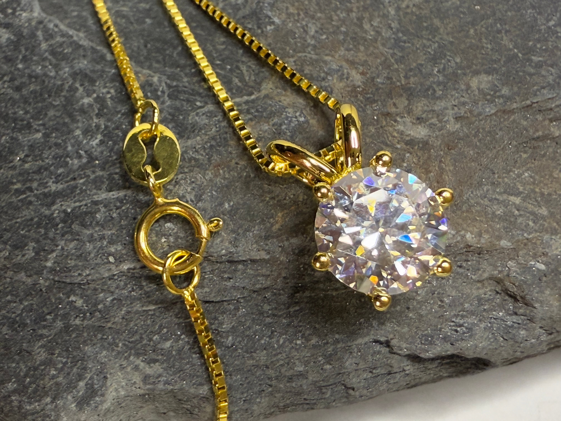 Light of the world gold necklace