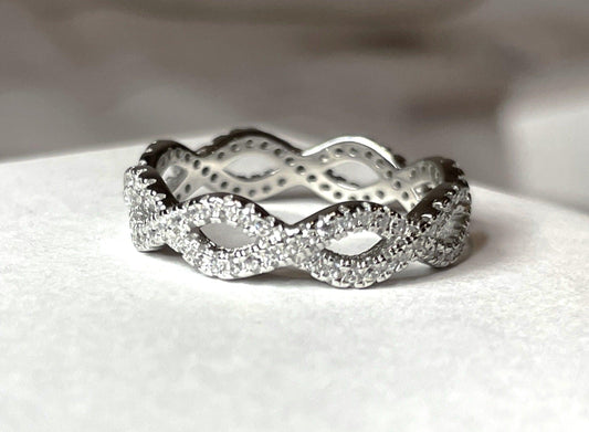 God Is Infinite Ring, Infinity Ring, Silver .925 Infinity Ring, Christian Jewelry, Meaningful Gift Idea