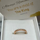 Child of the King- Crown Ring- Rose Gold Crown Ring- Christian Jewelry