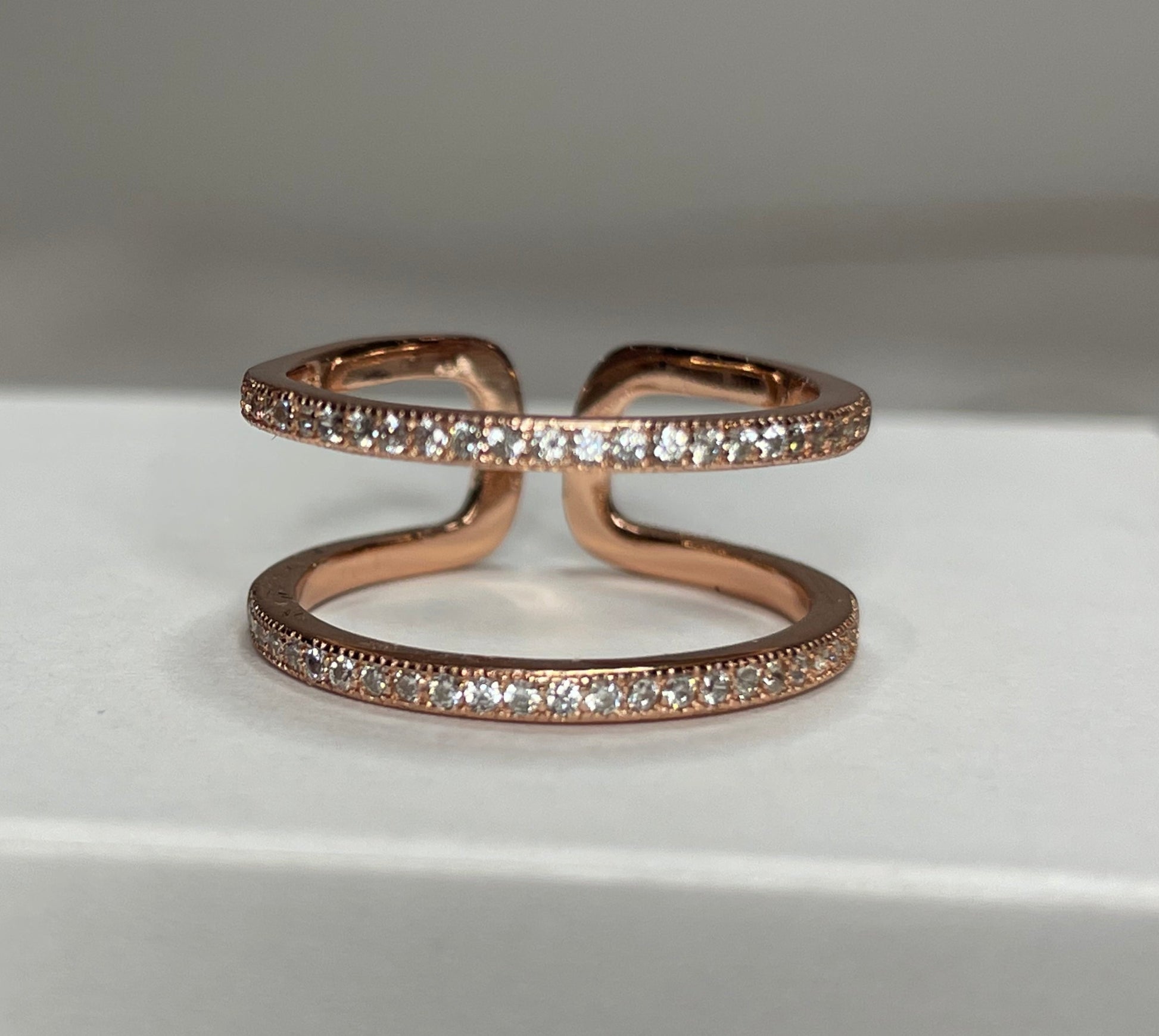 Christian Jewelry- Rose Gold Beside You Ring Encouraging Jewelry